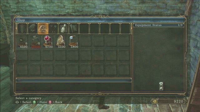 Ekran handlu - Handel - Dark Souls II - poradnik do gry