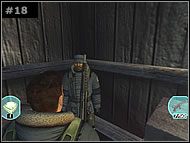 Niestety, ten jest ranny i do tego bardzo wystraszony [#18] - ulecz go korzystając z zabranych wcześniej apteczek (by mu je dać, wybierz je z menu przedmiotów i użyj stojąc przed delikwentem) - [Misja 2: Nor - Outpost South] Zła decyzja | The Thing - The Thing - poradnik do gry