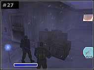 Ugaś ogień trawiący skrzynie we wnętrzu budki i zabierz naboje do miotacza ognia leżące właśnie na skrzyniach - [Misja 3: Nor - Outpost North] Nie ufaj nikomu | The Thing - The Thing - poradnik do gry