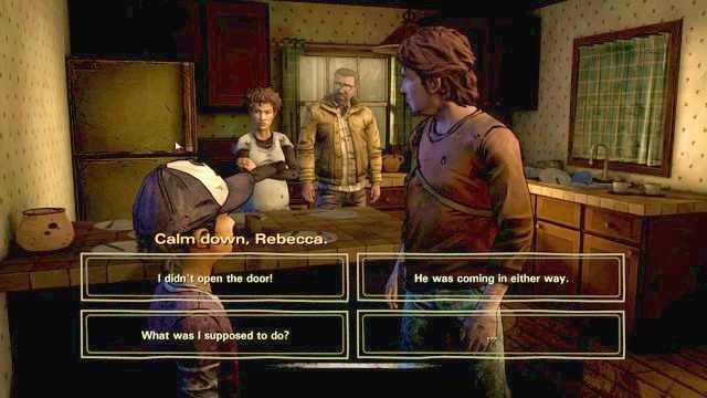 Rozmowa z grupą - Rozdział 3 - Departure | Epizod 2 - A House Divided - The Walking Dead - Season Two - poradnik do gry