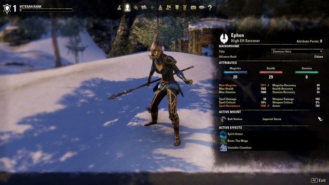 Sorcerer Elf z wysokiego rodu - ESO: Sorcerer jako DPS - The Elder Scrolls Online - poradnik do gry