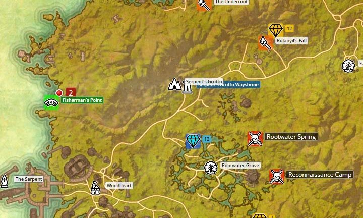 Mapa Greenshade - ESO Summerset: Zakon Psijic - zadania wstępne - The Elder Scrolls Online - poradnik do gry