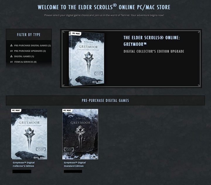 Gra TESO oferowana jest w trzech głównych wersjach - ESO: Wybór wersji gry - którą kupić? - The Elder Scrolls Online - poradnik do gry