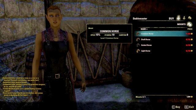 Konie - jeden ze środków transportu - ESO: Transport, porady - The Elder Scrolls Online - poradnik do gry