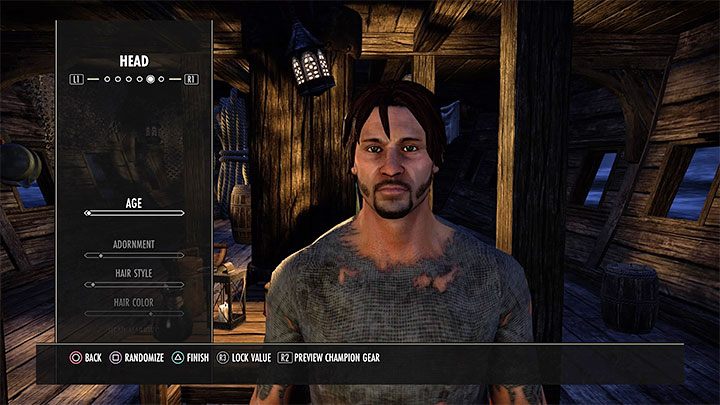 Do dyspozycji jest szereg opcji do ustalenia szczegółów wyglądu głowy bohatera - ESO: Kreator postaci, najlepszy pierwszy bohater, porady - The Elder Scrolls Online - poradnik do gry