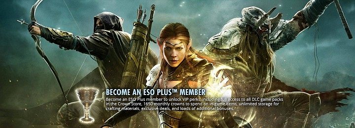 Poniżej znajdziesz listę głównych atrakcji dostępnych dla posiadaczy abonamentu ESO Plus - ESO: Abonament ESO Plus, porady - The Elder Scrolls Online - poradnik do gry