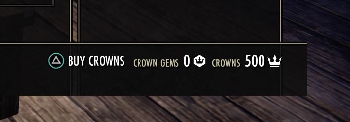 Dla przypomnienia korony Crowns to specjalna waluta w TESO, którą domyślnie pozyskuje się za prawdziwe pieniądze - ESO: 500 startowych koron - na co wydać? Porady - The Elder Scrolls Online - poradnik do gry