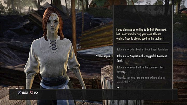 Po spotkaniu się z osobą stojącą obok środka transportu (np - ESO: Szybka podróż - jak działa? - The Elder Scrolls Online - poradnik do gry