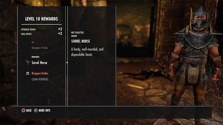 Najprostszym sposobem pozyskania pierwszego konia jest zaczekanie aż sterowana postać awansuje na 10 poziom doświadczenia - ESO: Własny koń - jak zdobyć? - The Elder Scrolls Online - poradnik do gry