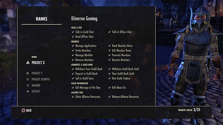 Korzystając z okazji warto też zajrzeć do dwóch ważnych zakładek - ESO: Gildie graczy - jak dołączać? - The Elder Scrolls Online - poradnik do gry