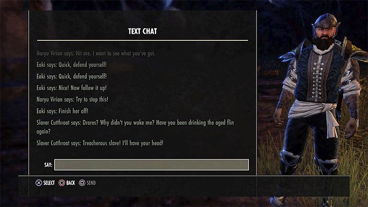 Tak, The Elder Scrolls Online również na konsolach posiada komplet opcji komunikowania się z graczami - The Elder Scrolls Online: FAQ, porady - The Elder Scrolls Online - poradnik do gry