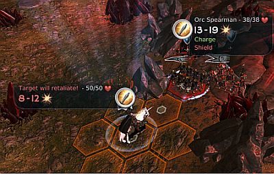 Jednostki, którym pozostała odpowiednia ilość punktów akcji, gdy zostaną zaatakowane atakiem wręcz, mają możliwość wykonania kontrataku, jeżeli zostały zaatakowane z odpowiedniego kierunku, co oznacza, że skontrują tylko te ataki, które nadejdą ze strony, w którą są zwrócone - Podstawowe informacje | Walka w Age of Wonders III - Age of Wonders III - poradnik do gry