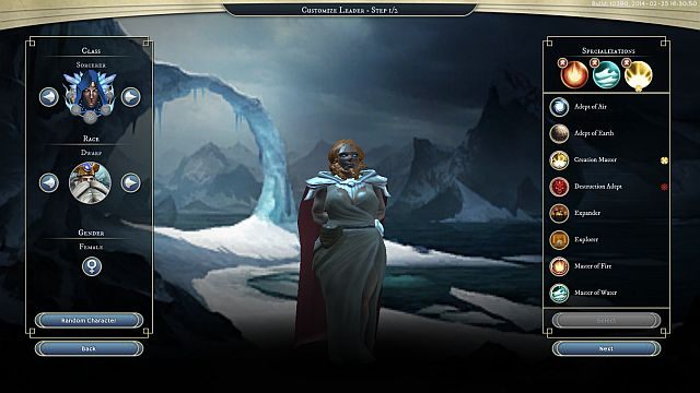 Ekran tworzenia przyszłego władcy świata. - Podstawowe informacje | Bohaterowie w Age of Wonders III - Age of Wonders III - poradnik do gry