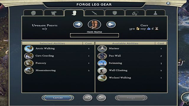 Siedmiomilowe buty, proces produkcyjny. - Rozwój bohatera | Bohaterowie w Age of Wonders III - Age of Wonders III - poradnik do gry