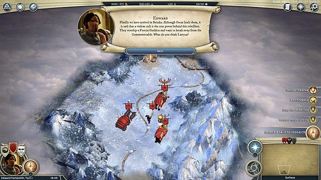 Miejsce rozpoczęcia przygody. - Bunt na Północy | Kampania Wspólnoty w Age of Wonders III - Age of Wonders III - poradnik do gry