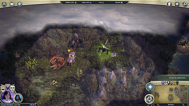 Po zdobyciu miasta kontynuuj swoją wędrówkę w głąb mapy, szkoląc w miarę możliwości nowe jednostki - Nawiedzone Nirvenkiln | Kampania Wspólnoty w Age of Wonders III - Age of Wonders III - poradnik do gry