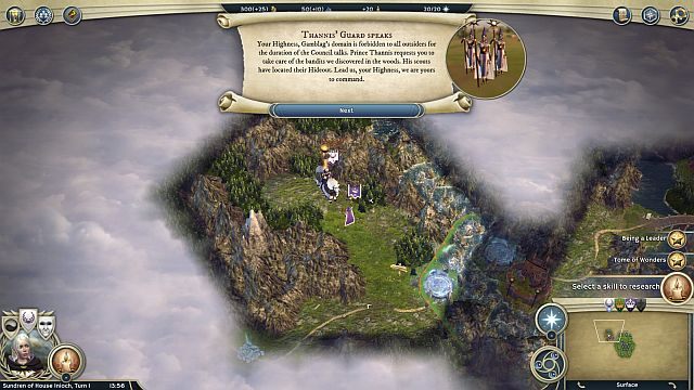 Rozpoczęcie przygody. - Rada praźródeł | Kampania Elfiego Dworu w Age of Wonders III - Age of Wonders III - poradnik do gry