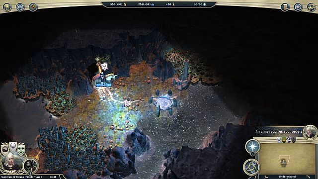 Aby aktywować teleport trzeba pokonać przeciwników znajdujących się po jego drugiej stronie. - Rada praźródeł | Kampania Elfiego Dworu w Age of Wonders III - Age of Wonders III - poradnik do gry