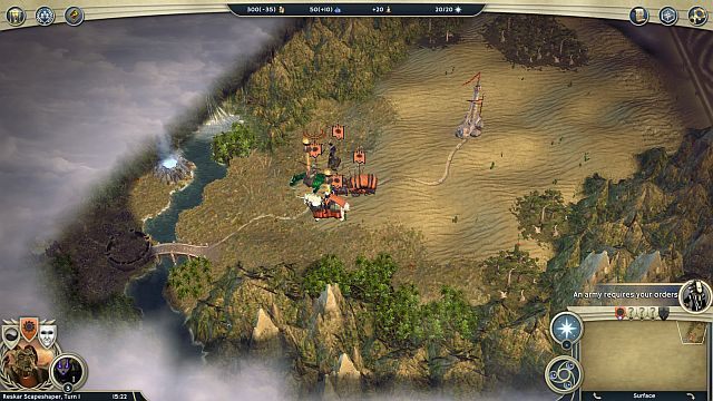 Miejsce rozpoczęcia podboju. - Ziemie obiecane | Kampania Elfiego Dworu w Age of Wonders III - Age of Wonders III - poradnik do gry