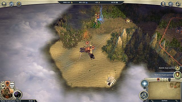 Miejsce przyłączenia się do drużyny Nomlika. - Ziemie obiecane | Kampania Elfiego Dworu w Age of Wonders III - Age of Wonders III - poradnik do gry