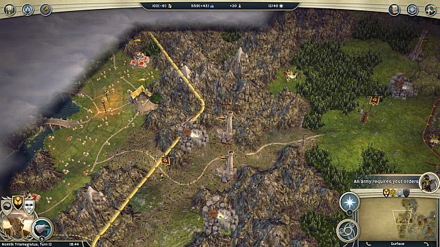 Wejście na wrogie terytorium. - Odrodzenie wiary | Kampania Elfiego Dworu w Age of Wonders III - Age of Wonders III - poradnik do gry