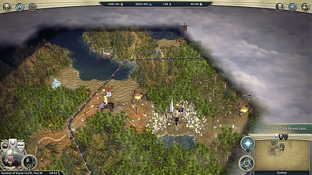 Miejsce, po którym nastąpi wybór definiujący dalszą rozgrywkę. - Szafirowy Archipelag | Kampania Elfiego Dworu w Age of Wonders III - Age of Wonders III - poradnik do gry