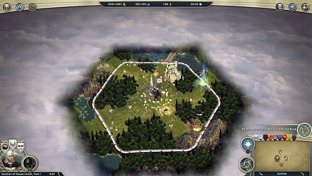 Miejsce rozpoczęcia rozgrywki. - Przeciwko cieniom | Kampania Elfiego Dworu w Age of Wonders III - Age of Wonders III - poradnik do gry