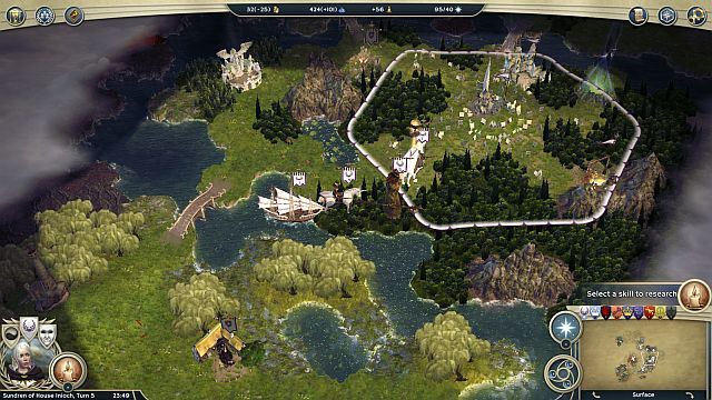 Julia przyprowadzi z sobą znaczne siły. - Przeciwko cieniom | Kampania Elfiego Dworu w Age of Wonders III - Age of Wonders III - poradnik do gry