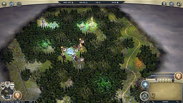 Miejsce startowe. - Dzika magia | Kampania Elfiego Dworu w Age of Wonders III - Age of Wonders III - poradnik do gry