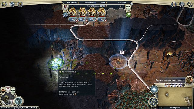 Droga do teleportu. - Dzika magia | Kampania Elfiego Dworu w Age of Wonders III - Age of Wonders III - poradnik do gry