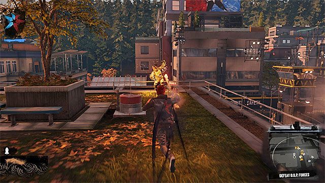 Druga grupa to przeciwnicy obdarzeni nadnaturalnymi mocami (przykład na screenie) - 3. Przeciwnicy i ich typy - inFamous: Second Son w 10 prostych krokach