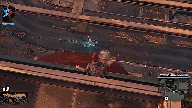 Drony zwiadowcze należy zestrzeliwać, bo dopiero wtedy możliwe jest pozyskiwanie odłamków - 8. Dodatkowe aktywności - inFamous: Second Son w 10 prostych krokach