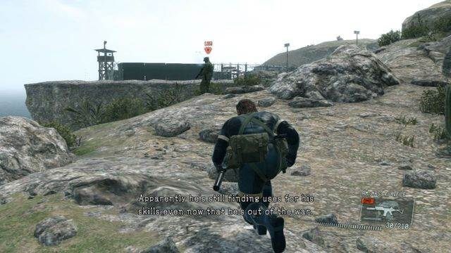 Pozbądź się strażnika na skale - Eliminate the Renegae Threat - Metal Gear Solid V: Ground Zeroes - poradnik do gry