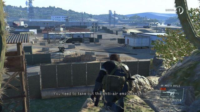 Zniszcz działka przeciwlotnicze - Destroy the Anti-Air Emplacements - Metal Gear Solid V: Ground Zeroes - poradnik do gry