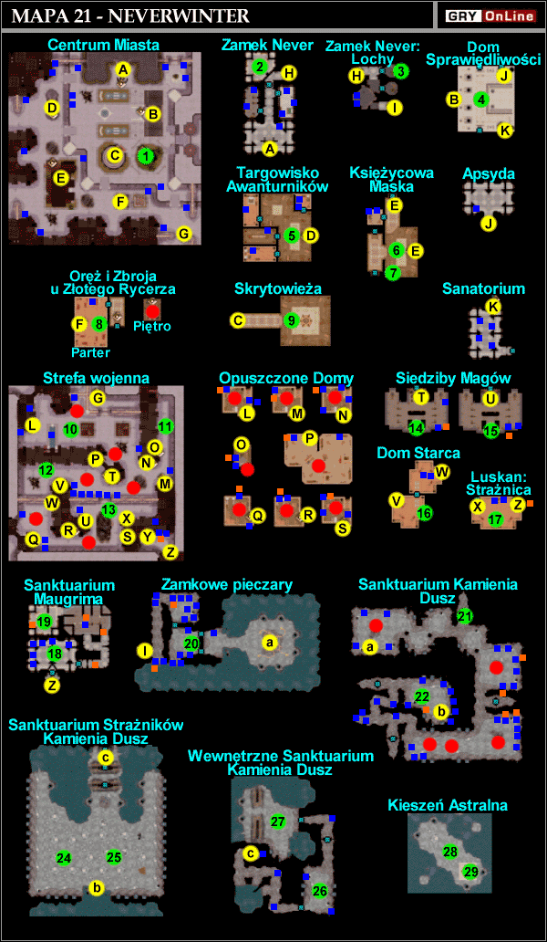 A - Centrum Miasta / Zamek Never - Neverwinter | Rozdział 4 | Solucja Neverwinter Nights - Neverwinter Nights - poradnik do gry
