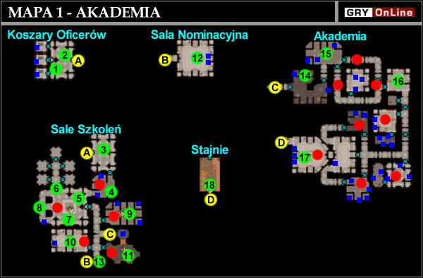 A - Sale Szkoleń / Koszary Oficerów - Prolog - Akademia | Neverwinter Nights - Neverwinter Nights - poradnik do gry