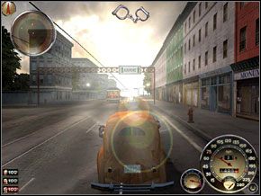 Nasi chłopcy strzelają do niego, ale takie rozwiązanie nie da efektów, więc po prostu staramy nie stracić go z oczu - Misja 17 - Śmietanka na kawie | Mafia The City of Lost Heaven - Mafia: The City of Lost Heaven - poradnik do gry