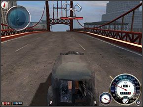 Można też pozbyć się broni i uciekając na piechotę, przeczekać gdzieś w zaułku rozgorączkowanych stróżów prawa, a następnie zdobyć jakieś auto i powrócić do baru - Misja 9 - Ksiądz | Mafia The City of Lost Heaven - Mafia: The City of Lost Heaven - poradnik do gry