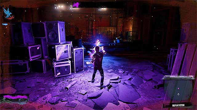 Stosuj ataki dystansowe do stopniowego odbierania Fetch punktów zdrowia - Fetch - Pojedynki z bossami - inFamous: Second Son - poradnik, opis przejścia, miasto