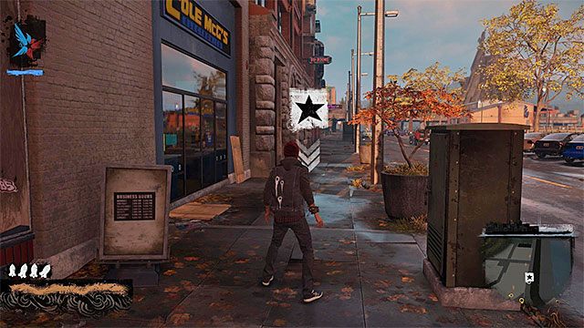Przykładowe miejsce rozpoczęcia nowej misji - Informacje wstępne - Miasto - inFamous: Second Son - poradnik, opis przejścia, miasto