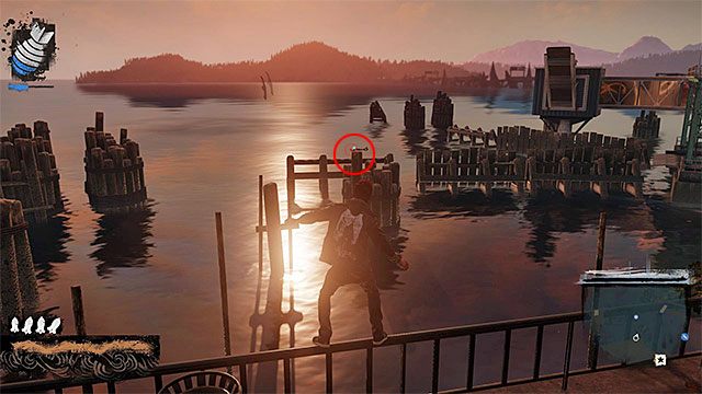 Miejsce rozpoczęcia przelotu - Market District - Trudniejsze aktywności - Miasto - inFamous: Second Son - poradnik, opis przejścia, miasto 