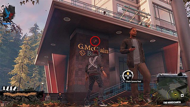 3) Ukryta kamera (Hidden Camera) - Poszukiwana kamera znajduje się w pokazanym na powyższym screenie miejscu - Paramount - Trudniejsze aktywności - Miasto - inFamous: Second Son - poradnik, opis przejścia, miasto