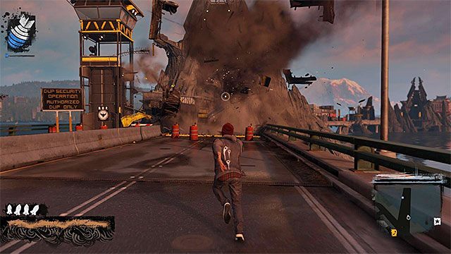 Most łączący obie części Seattle - Pioneer Square - Trudniejsze aktywności - Miasto - inFamous: Second Son - poradnik, opis przejścia, miasto
