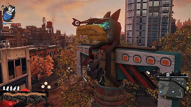 Musisz wspiąć się po totemie - Belltown - Trudniejsze aktywności - Miasto - inFamous: Second Son - poradnik, opis przejścia, miasto 