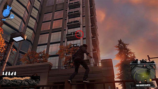 3) Ukryta kamera (Hidden Camera) - Poszukiwana kamera znajduje się w pokazanym na powyższym screenie miejscu - Belltown - Trudniejsze aktywności - Miasto - inFamous: Second Son - poradnik, opis przejścia, miasto 