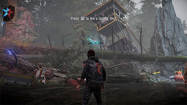 Użyj nowej mocy do zestrzelenia drona - Prolog - Parting of the Ways - Opis przejścia - inFamous: Second Son - poradnik, opis przejścia, miasto 