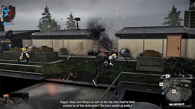Dotarciem do rdzenia zajmij się dopiero po uporaniu się z wartownikami - 2 - Catching Smoke - Opis przejścia - inFamous: Second Son - poradnik, opis przejścia, miasto 