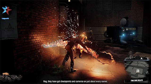 Wrogowie pilnujący ostatniego rdzenia - 2 - Catching Smoke - Opis przejścia - inFamous: Second Son - poradnik, opis przejścia, miasto