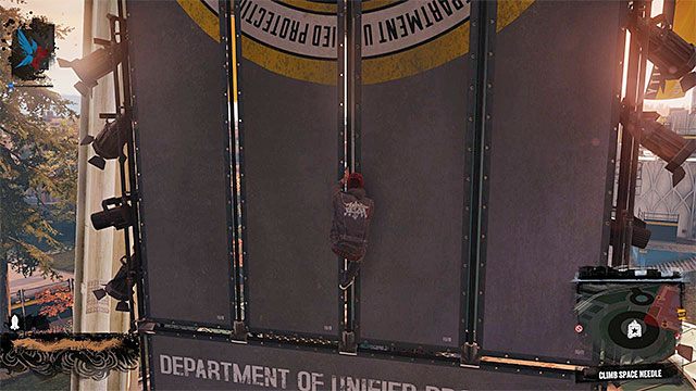 Musisz wspinać się po metalowych elementach wieży - 3 - The Gauntlet - Opis przejścia - inFamous: Second Son - poradnik, opis przejścia, miasto