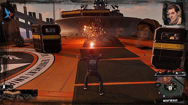 Postaraj się w miarę możliwości szybko pozbyć przeciwnika z mocami - 3 - The Gauntlet - Opis przejścia - inFamous: Second Son - poradnik, opis przejścia, miasto